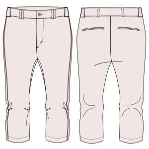 Fashion sewing patterns for Softball pants 7174